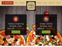 Tablet Screenshot of italian-gardens.com